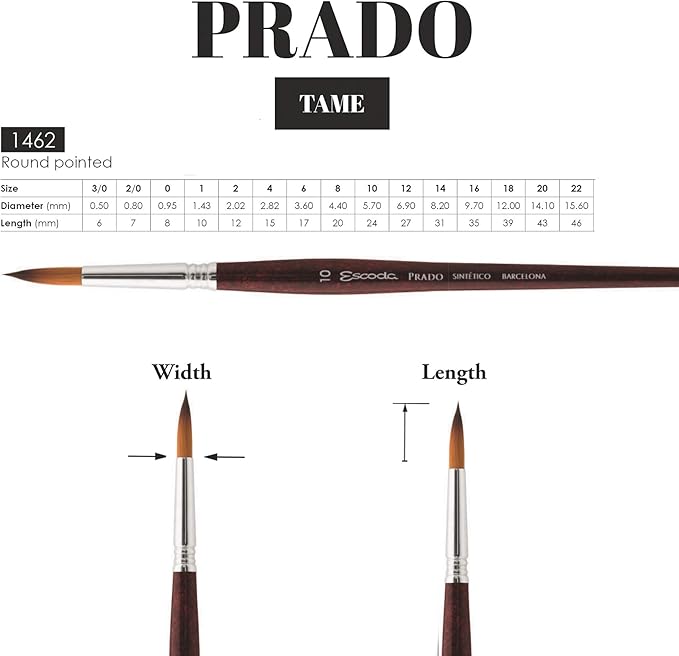 Pincel Escoda Prado Redondo