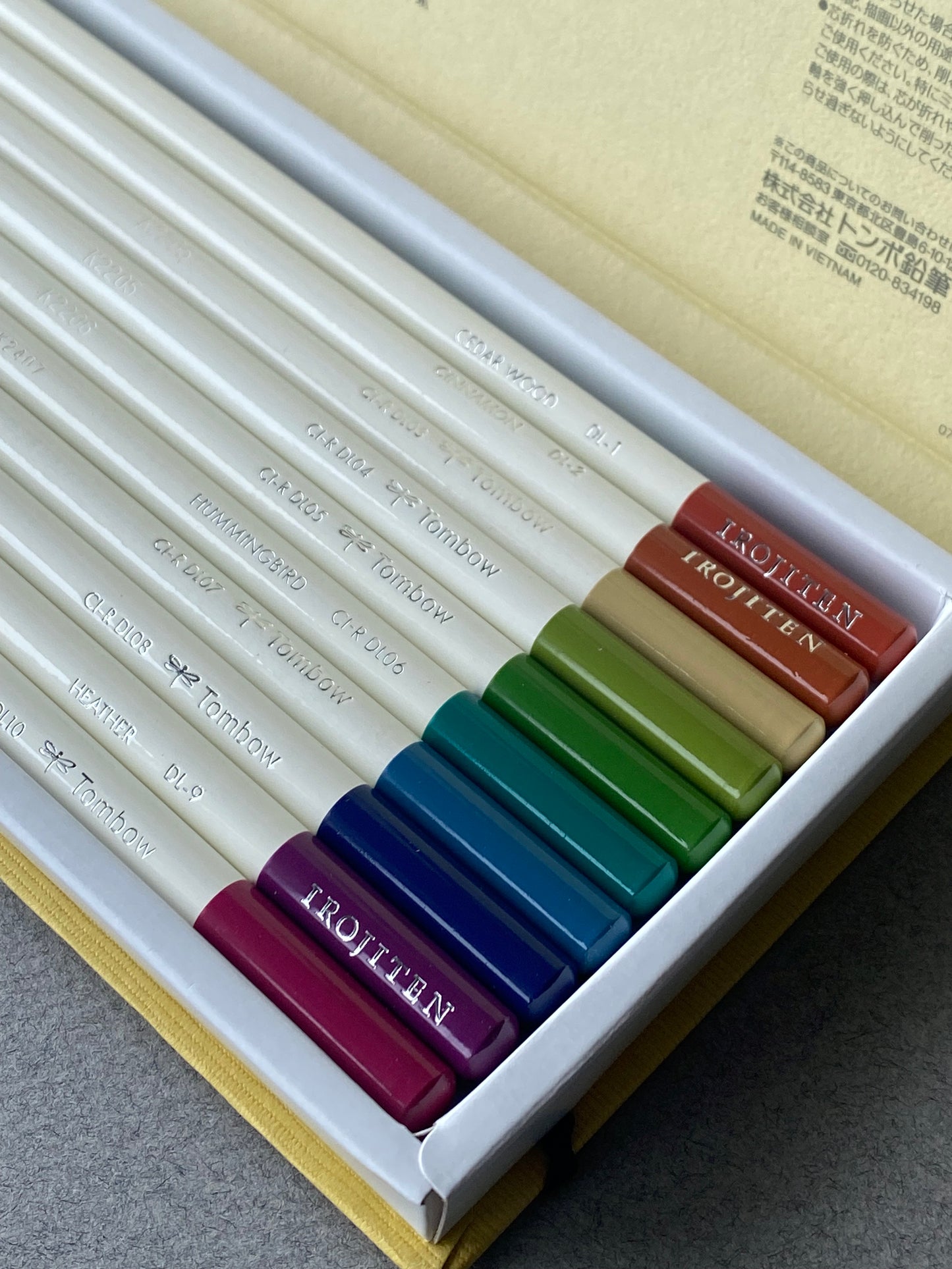 Lapices de Colores Tombow Irojiten