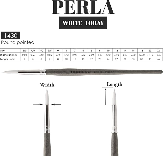 Pincel Escoda Perla Redondo
