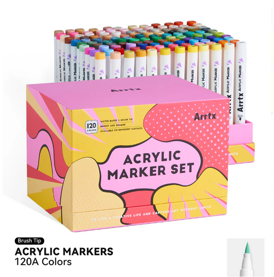 Marcadores Acrílicos Arrtx 120 Colores