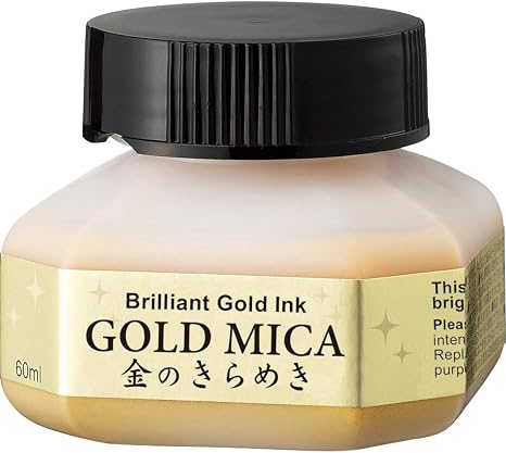 Tinta Dorada Kuretake 60ml Gold Mica