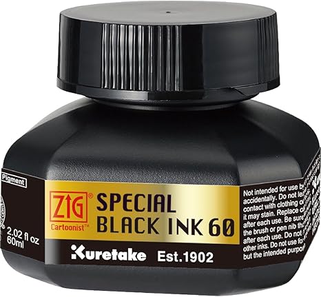 Tinta Negra Kuretake Special Black Ink