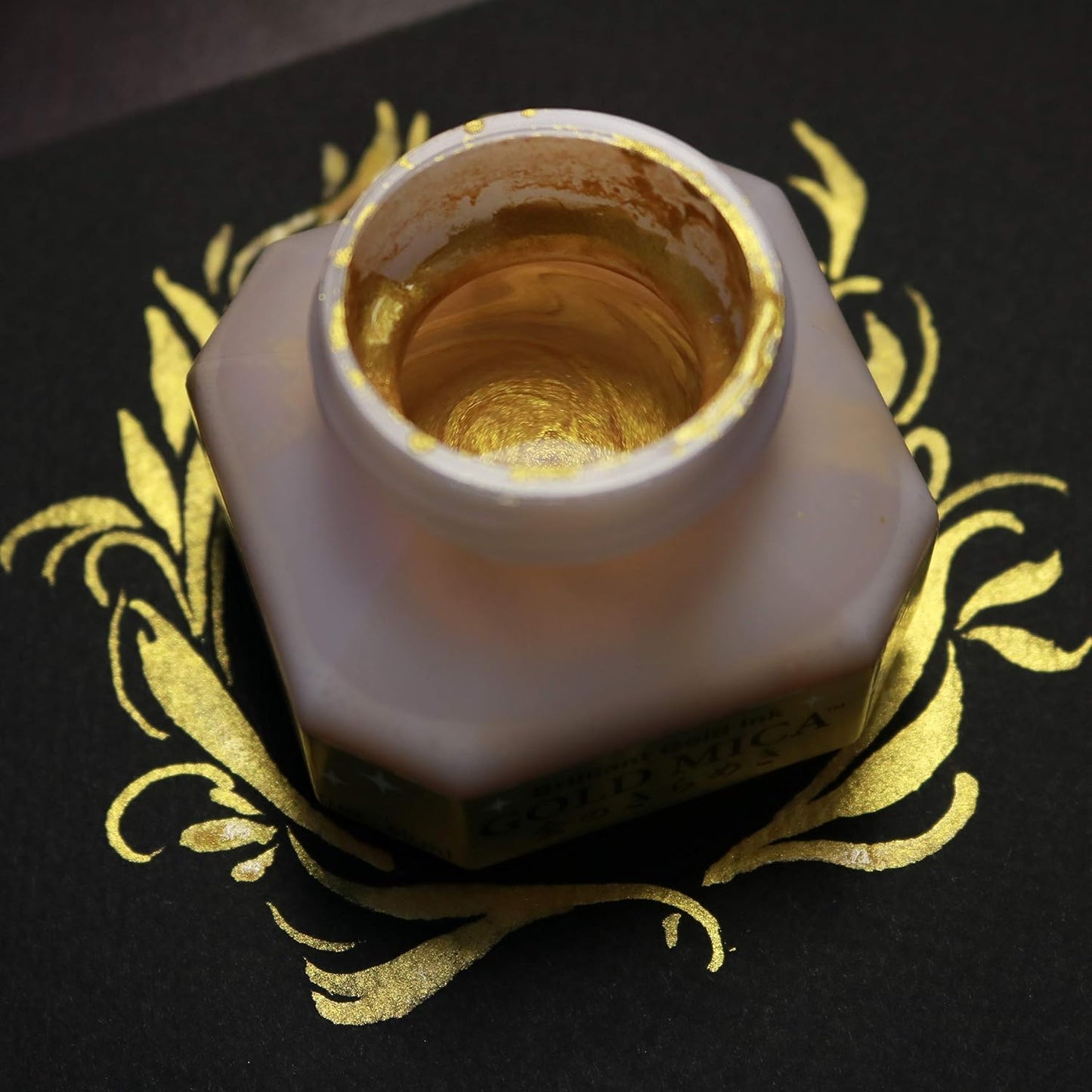 Tinta Dorada Kuretake 60ml Gold Mica