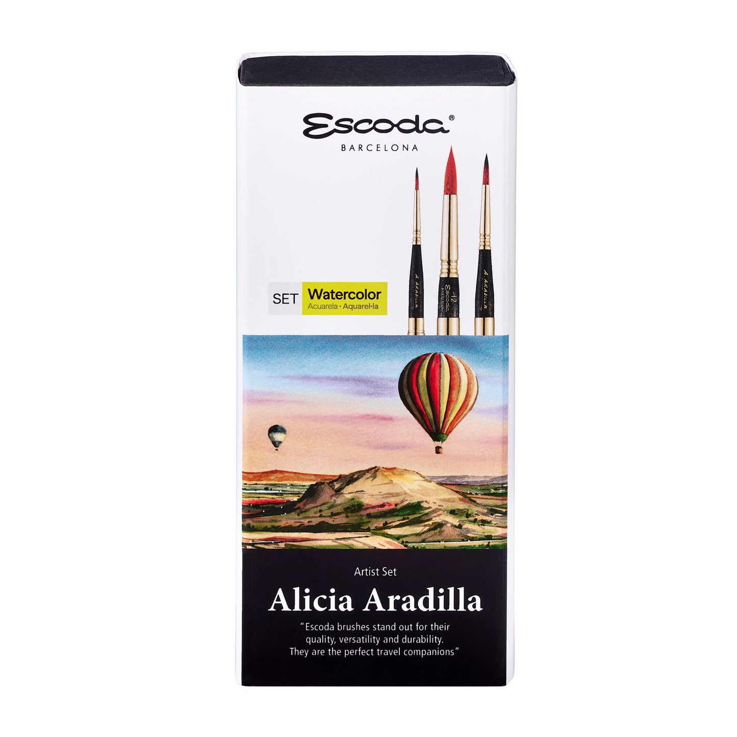 Set de Pinceles de Viaje Escoda - Alicia Aradilla