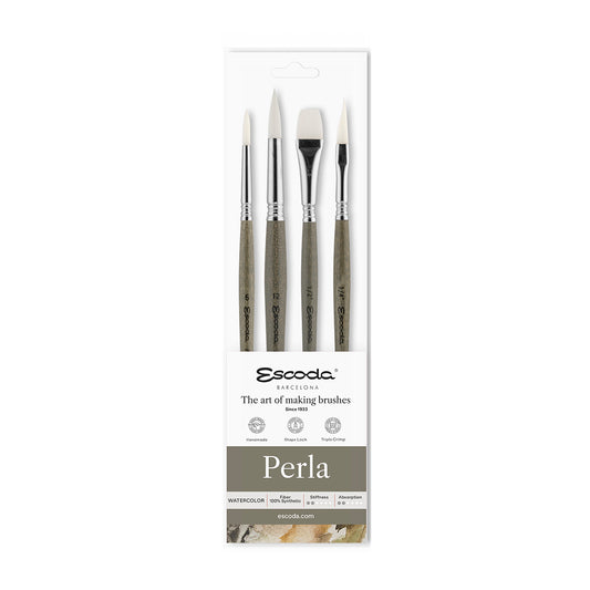 Set de 4 Pinceles Escoda Serie Perla
