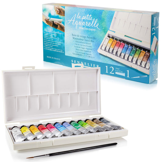 Set Acuarelas Sennelier "La Petite Aquarelle" Finas - 12 Tubos 10ml
