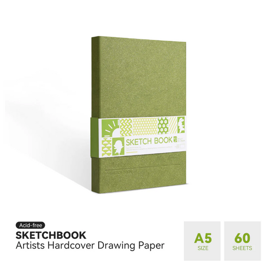 Cuaderno de bocetos (Sketchbook) Arrtx A5, 60 hojas
