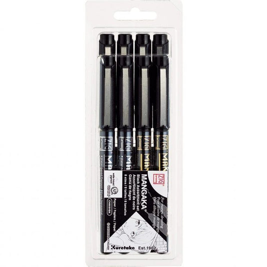 SET FIBRAS FINELINERS KURETAKE MANGAKA X8