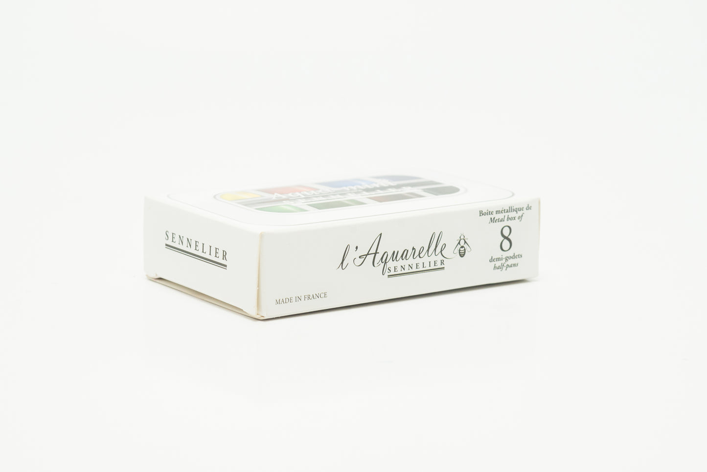 Acuarelas Sennelier Aqua Mini - 8 Media Pastillas + 1 Pincel