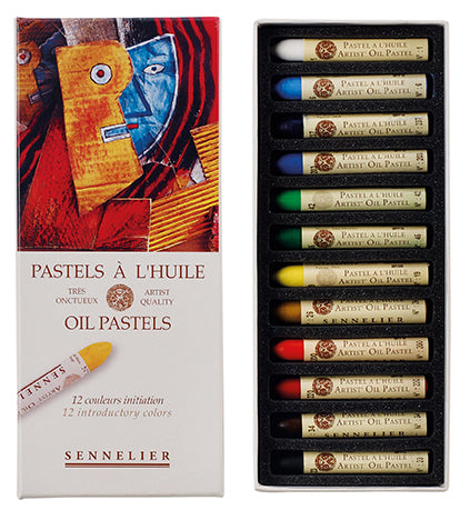 Set de Oleos Pastel Sennelier - 12 colores
