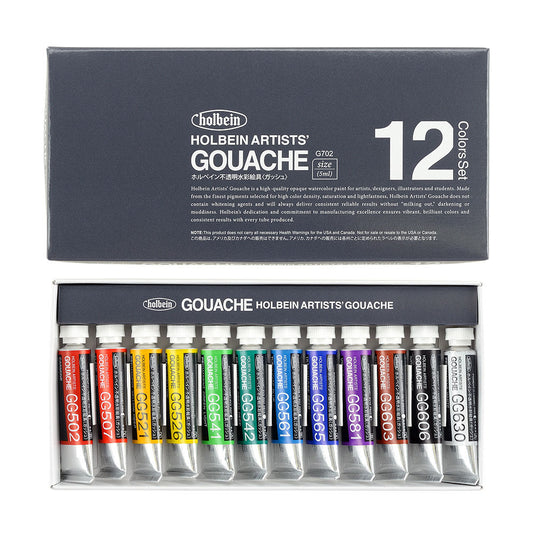 Gouache Holbein Artist 12 colores