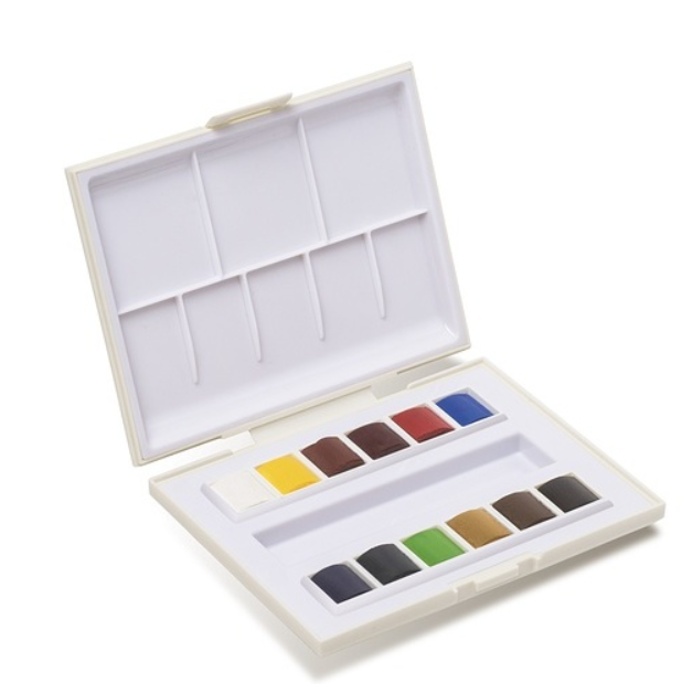 Set Acuarelas Sennelier "La Petite Aquarelle" Finas - 12 Media Pastillas